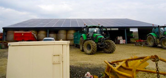 Hangar agricole photovoltaique